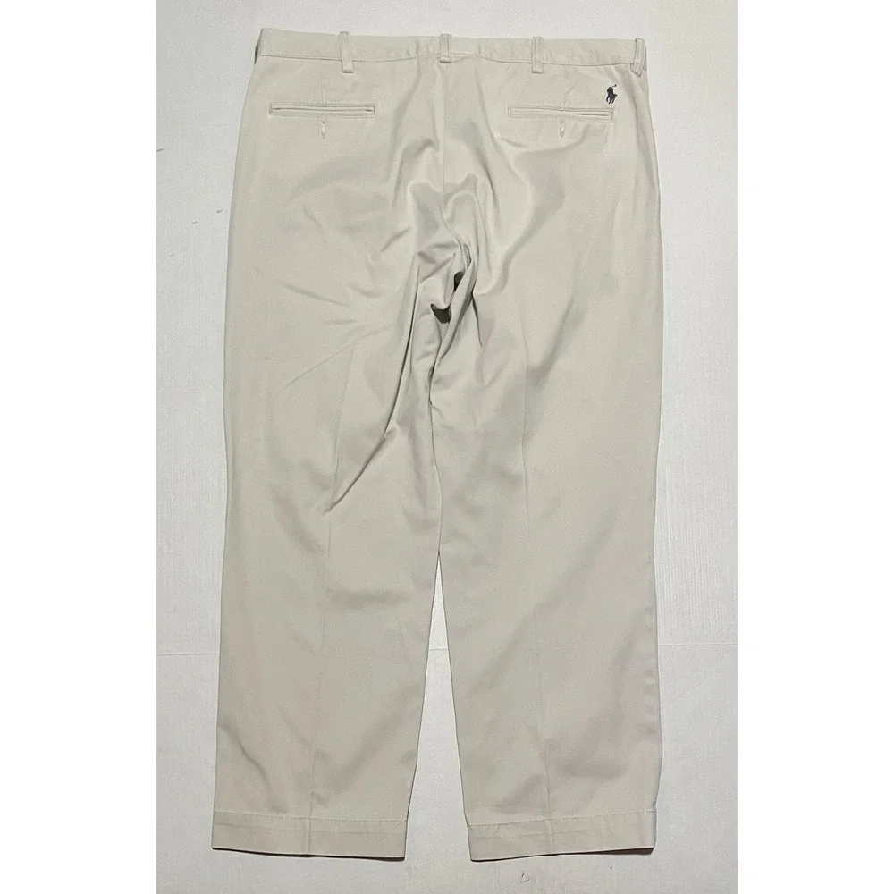Vintage Polo Ralph Lauren‎ Pants Men Size 38 X 29 Pleated Chino Cotton Casual